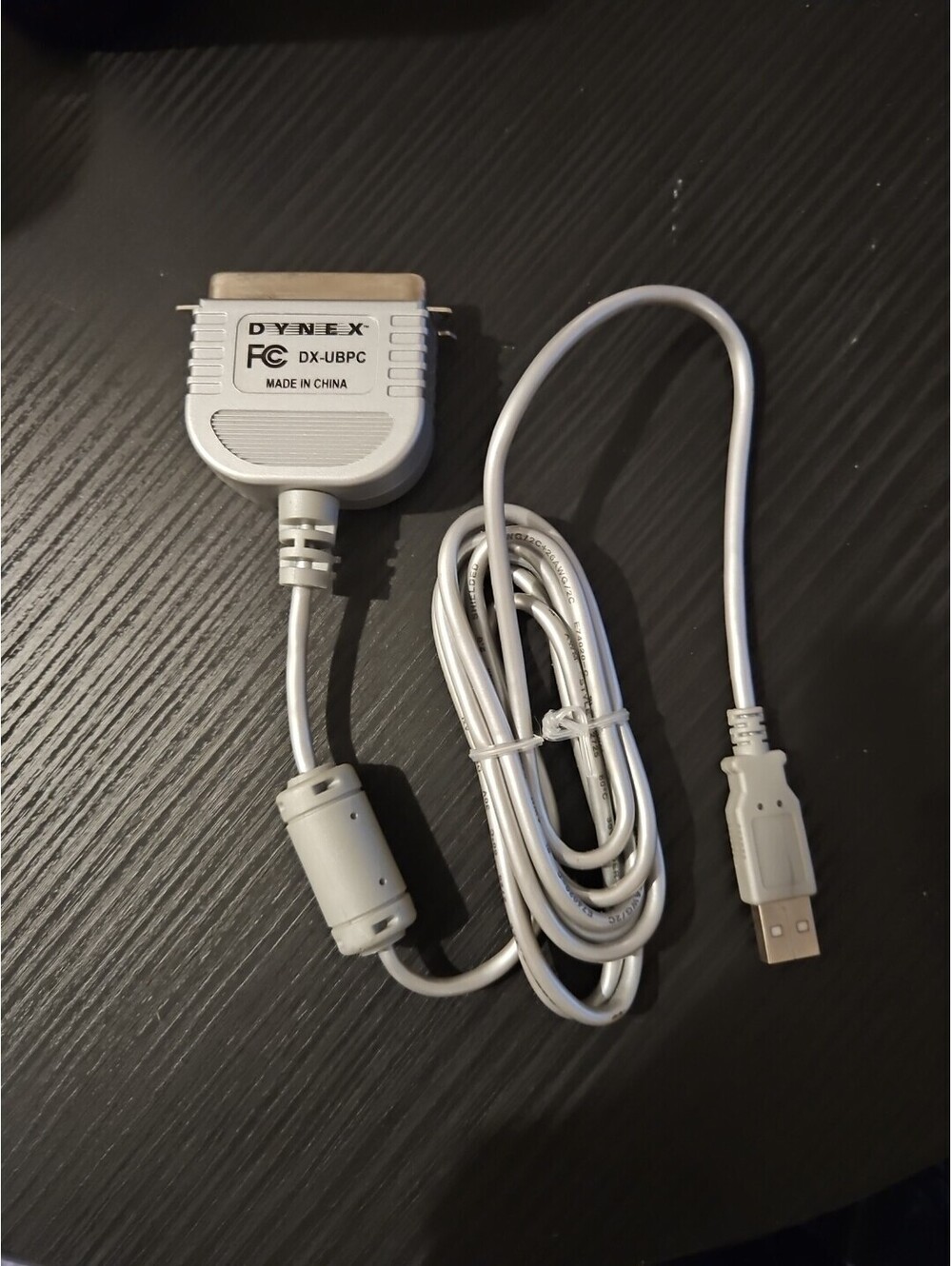 Dynex DX-UBPC 6' USB to Parallel Converter Pinter Cable